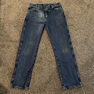 Wrangler George Strait Collection Men's‎ Blue Straight Leg Jeans Size 32x32